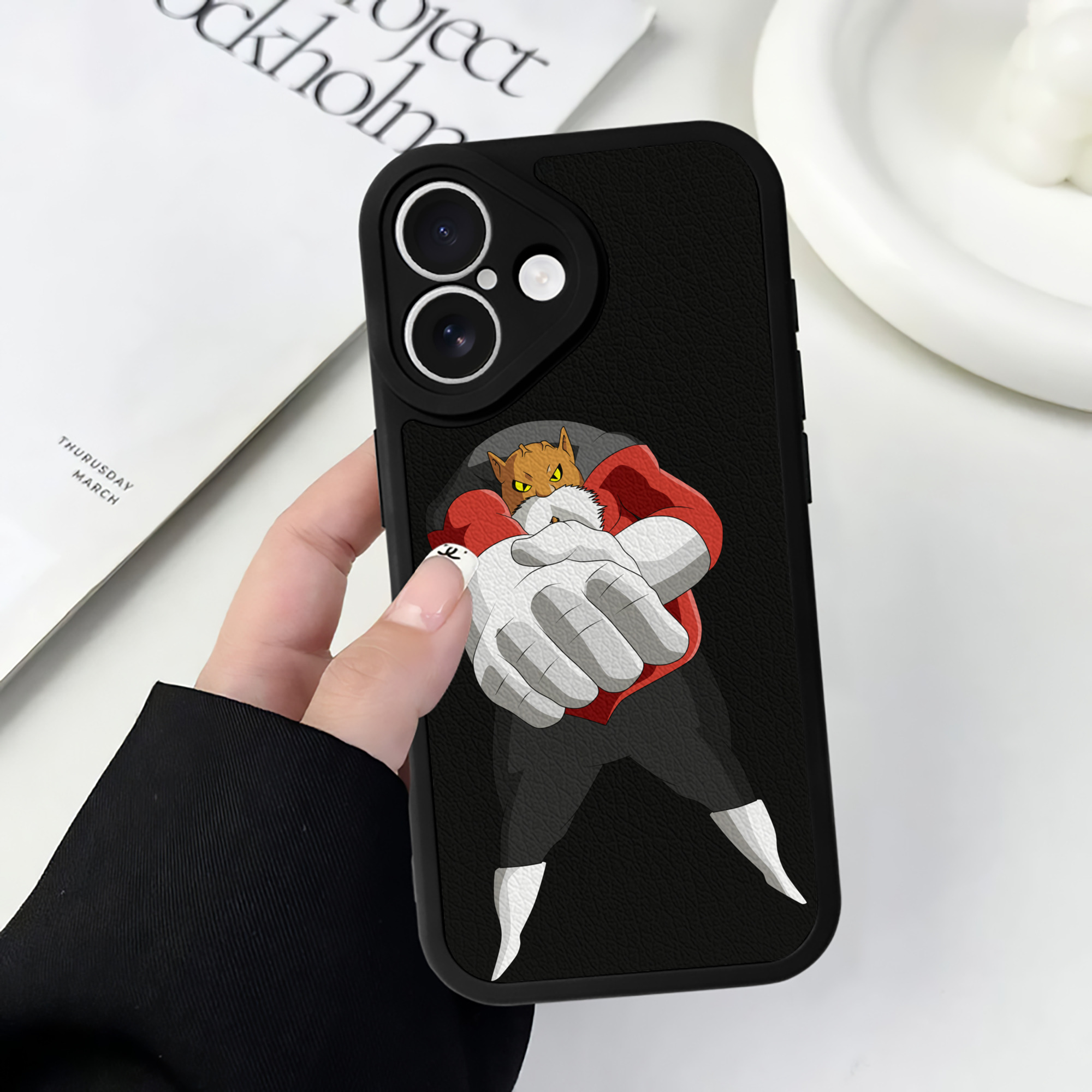 （画像用） ドラゴンボール DRAGON BALL 【iPhone 16シリーズ対応】シリコンスマホケース（レザー調） 材質：シリコン